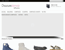 Tablet Screenshot of chaussuresalamode.com